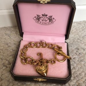 Juicy Couture Gold Charm Bracelet